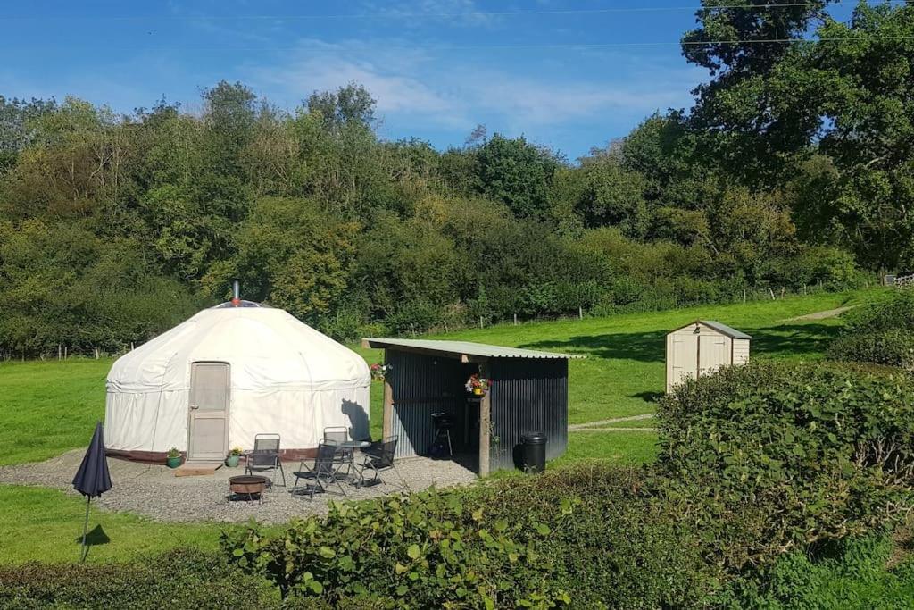 Hotel Bronfelen Yurt Cynghordy Exterior foto